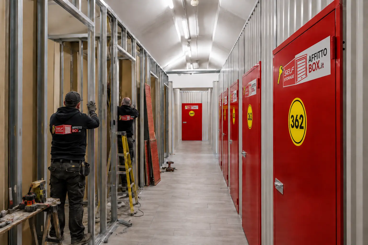 Von Self Storage Solution errichtete Self-Storage-Anlage