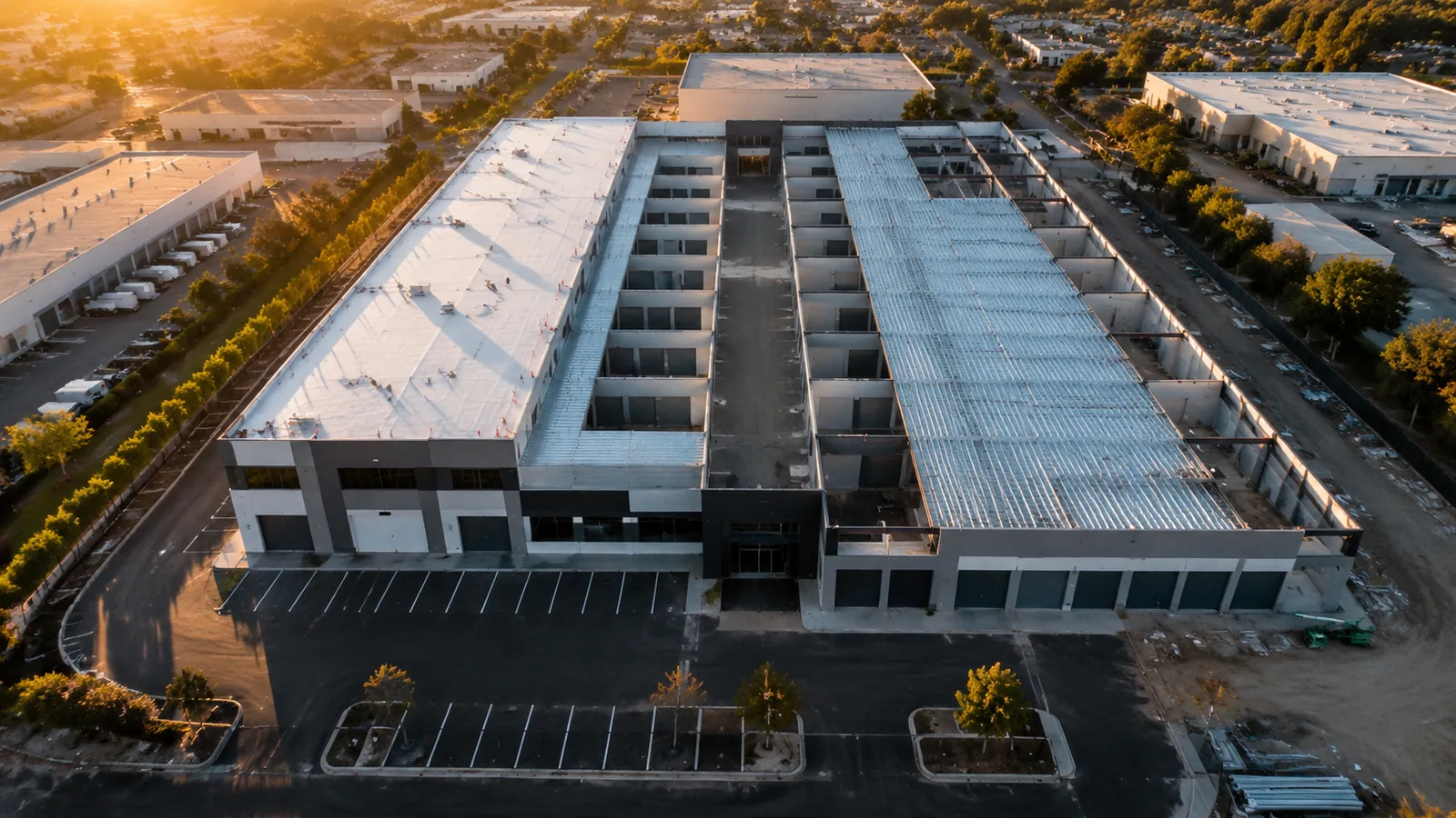 Capannone industriale prima della riconversione in self storage